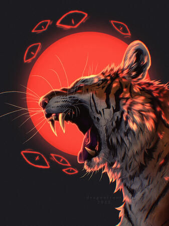 Blood Moon Tiger&#39;s Eye